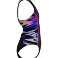 Speedo Girls Hyperboom Splice Muscleback Swimsuit Black/Pink Kız Çocuk Mayosu görsel 4