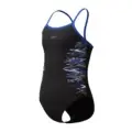 SPEEDO KIZ ÇOCUK YÜZÜCÜ MAYOSU PLMT TSRP MSCLBCK JF BLK BLU görsel 1