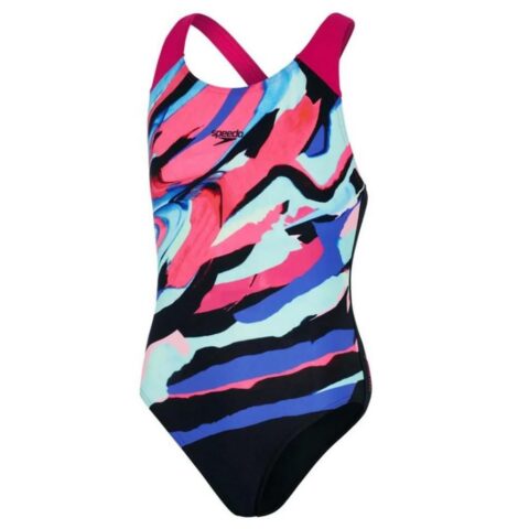 Speedo PLMT DIGI SPBK Yüzücü Kız Çocuk Mayosu