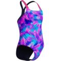Speedo Powerback Baskılı Kız Çocuk Mayosu Baskılı görsel 2
