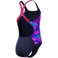 Speedo Powerback Baskılı Kız Çocuk Mayosu Baskılı görsel 4