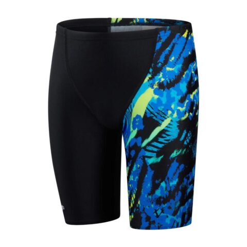 Speedo Print Panel Leg Jammer Erkek Çocuk Yüzücü Mayosu
