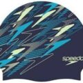 Speedo Printed Swimming Navy Silikon Bone görsel 1