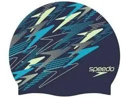 Speedo Printed Swimming Navy Silikon Bone